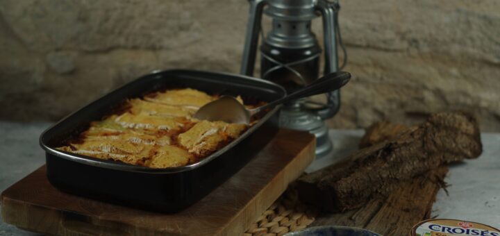 Gehakt ovenschotel met camembert