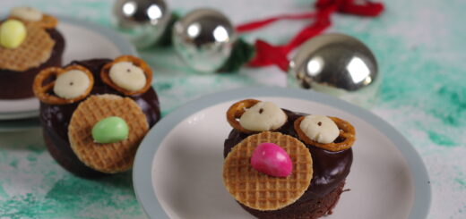 Rendieren chocolade muffin