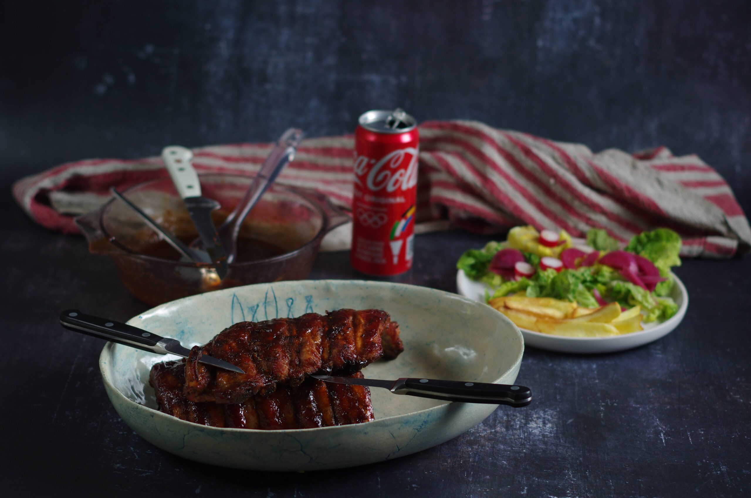 Spareribs met een cola marinade