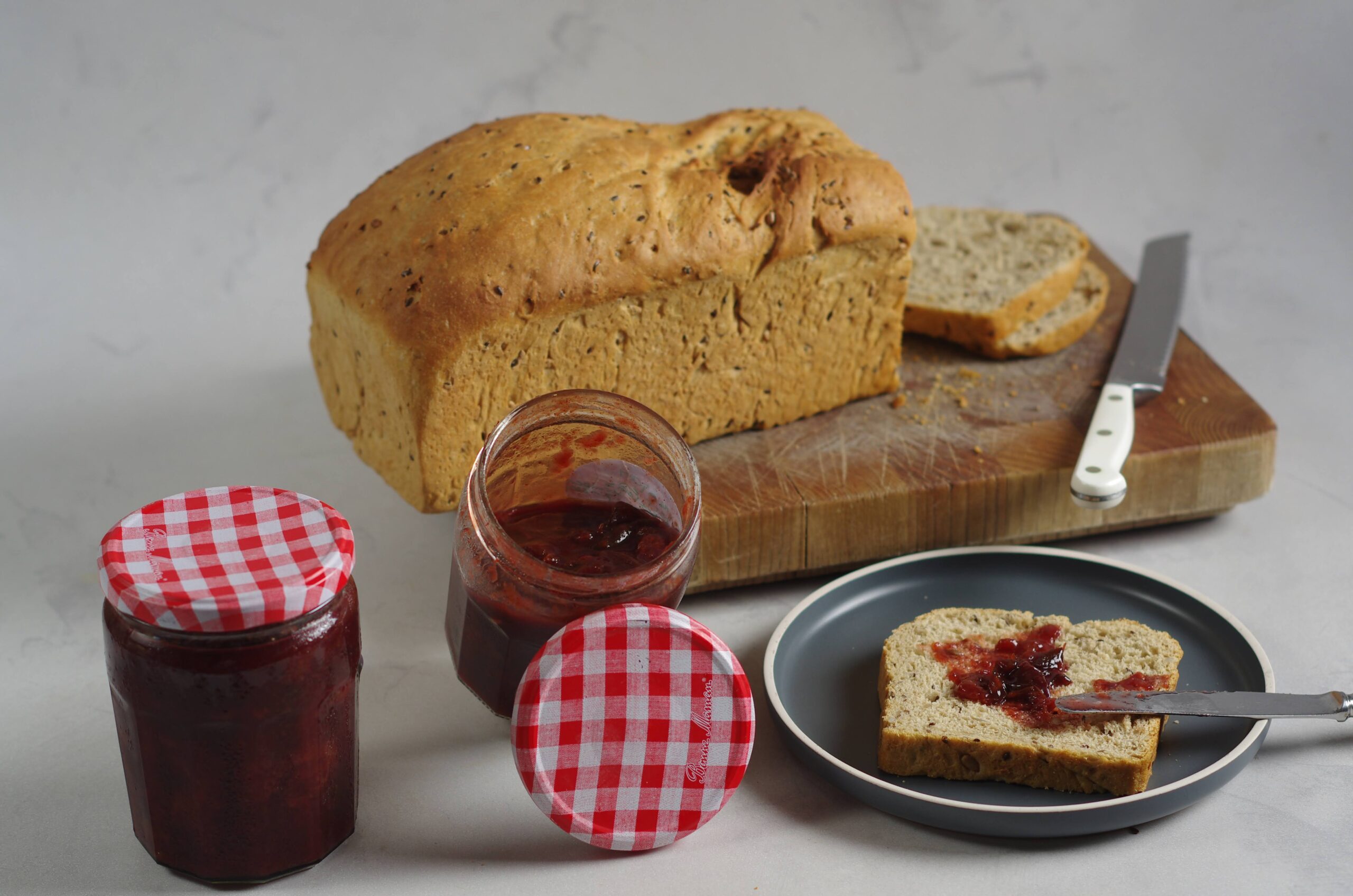 Pruimenjam met port en speculaaskruiden