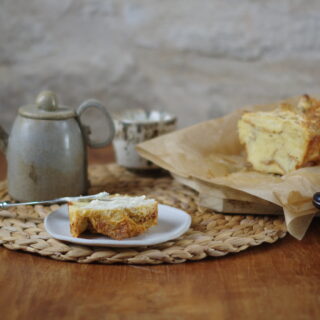 Brioche wentelteefjes cake