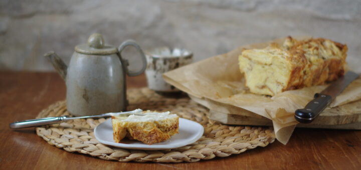 Brioche wentelteefjes cake