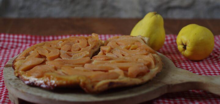 Tarte tatin kweeperen en calvados
