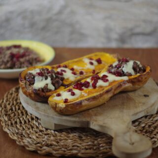 Gevulde fles pompoen