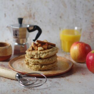 Zuurdesem pancakes met appel