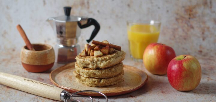 Zuurdesem pancakes met appel