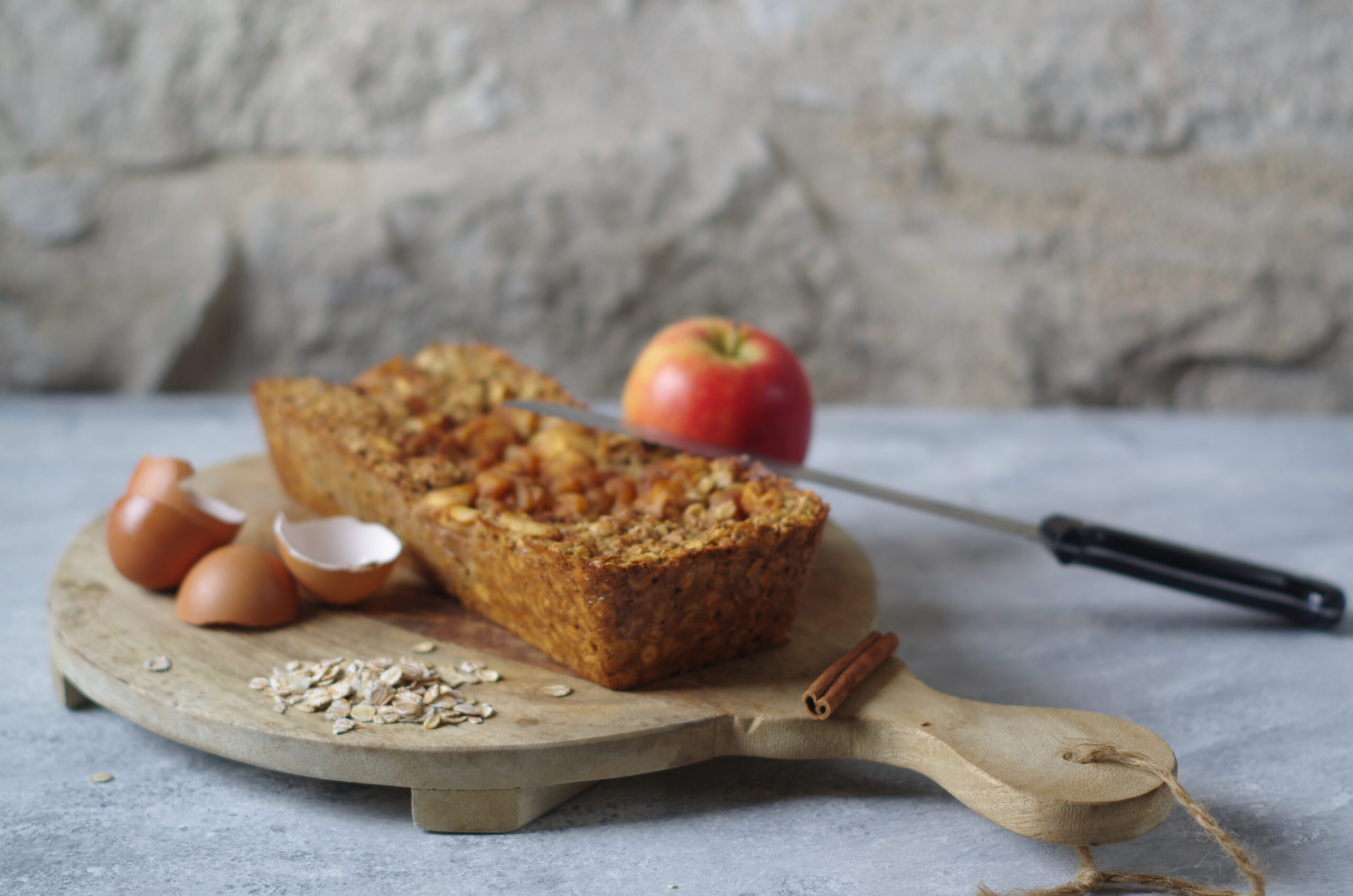 Appel kaneel cake met 5 granenvlokken