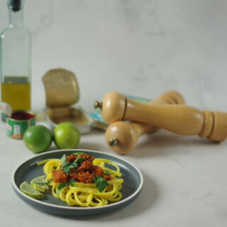 Pasta met citroen en sardines
