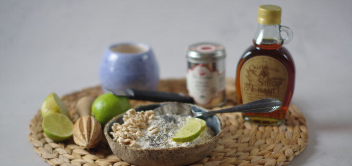 Limoen maanzaad ontbijt