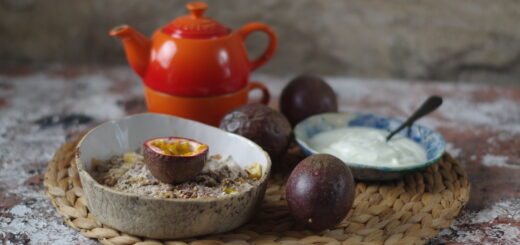 Appel passievrucht crumble