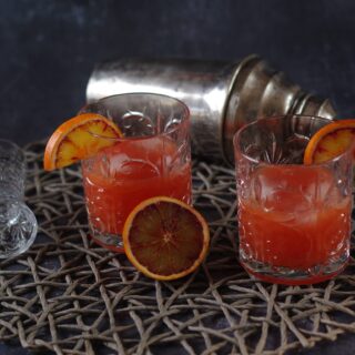 Cocktail met bloedsinaasappel