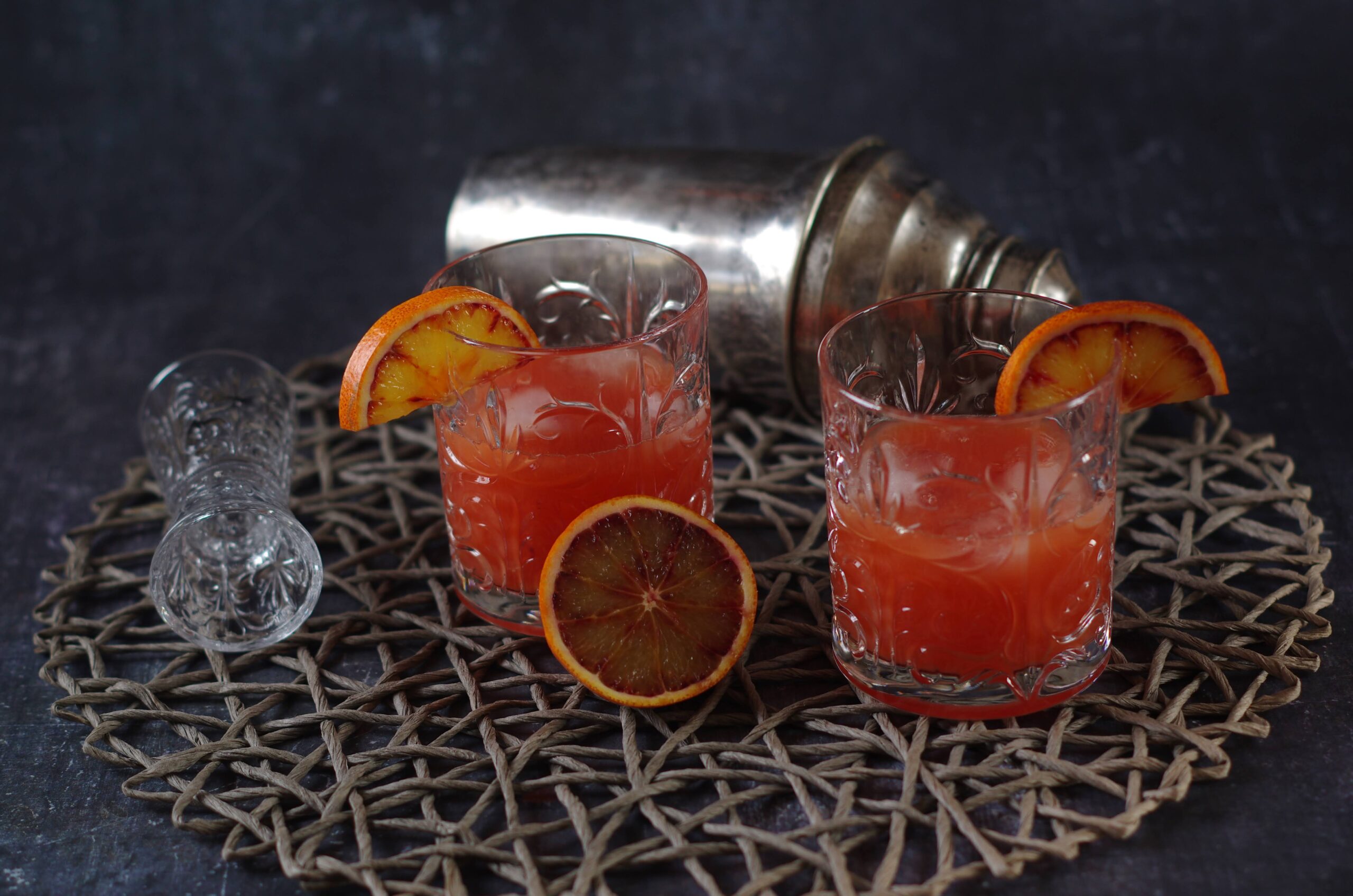 Cocktail met bloedsinaasappel
