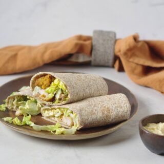 Wraps met Caesar salade