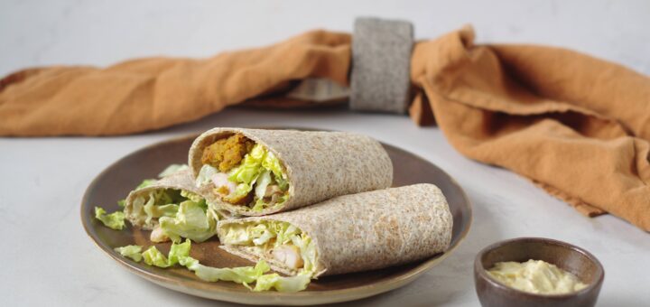 Wraps met Caesar salade
