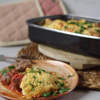 Gehaktballetjes gratin