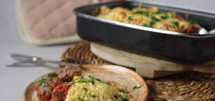 Gehaktballetjes gratin