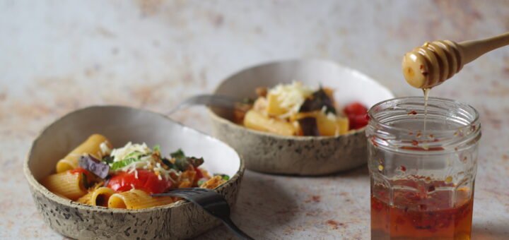 Pasta met hot honey