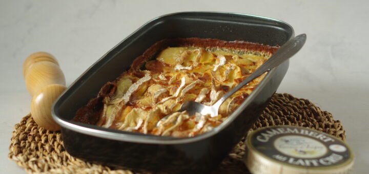 Aardappelgratin met camembert