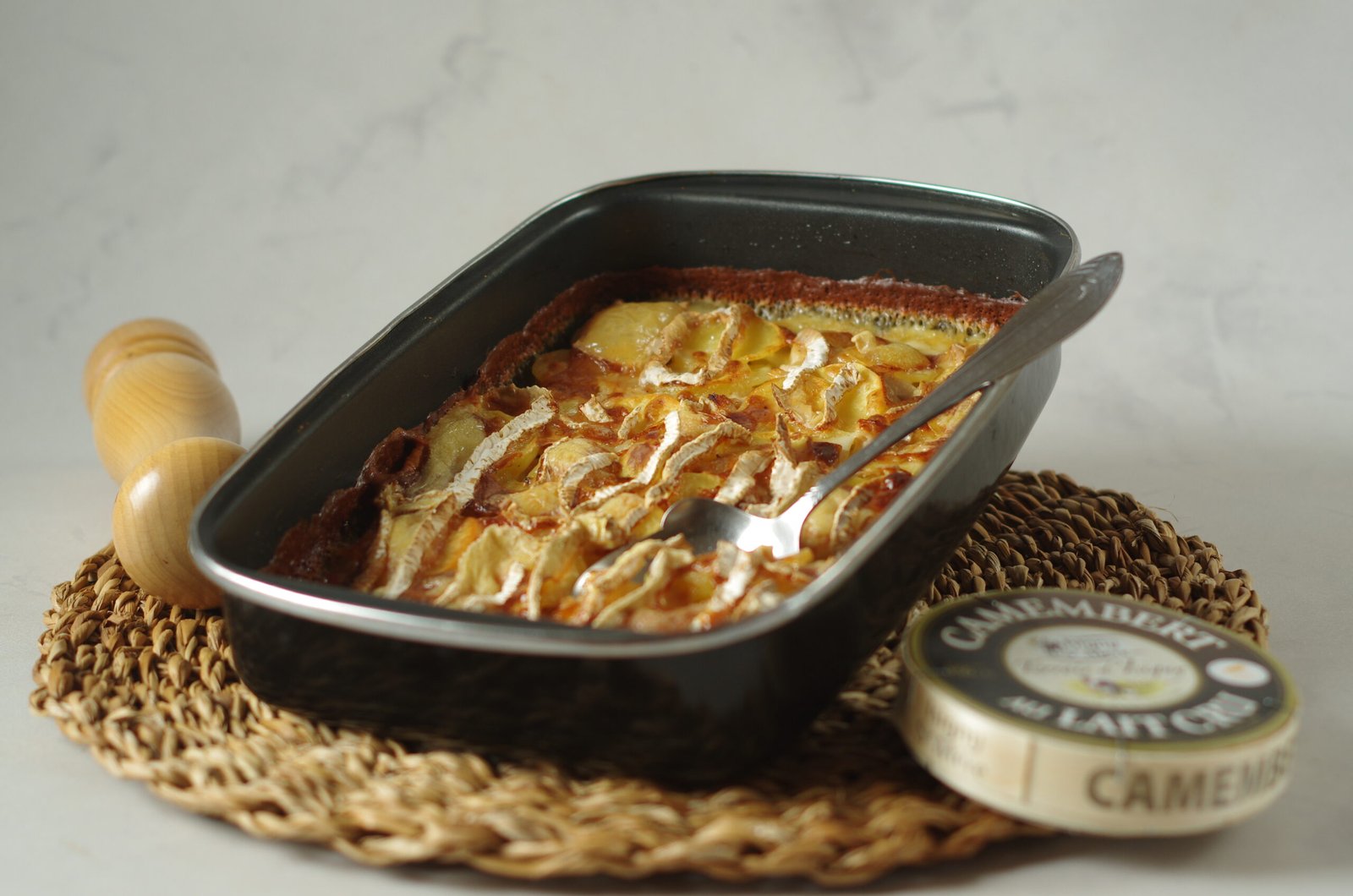Aardappelgratin met camembert